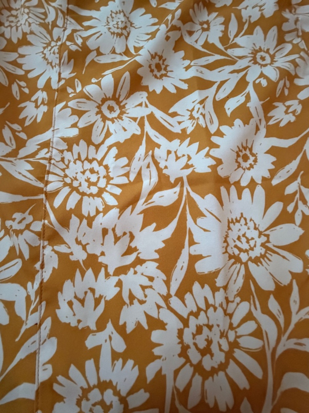 NEW Ripskirt Hawaii Saffron Sun Gold and White Floral Print Wrap Skirt XXL - Picture 3 of 10